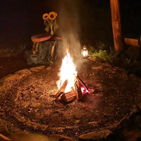 Feuer als Bild für Liebe