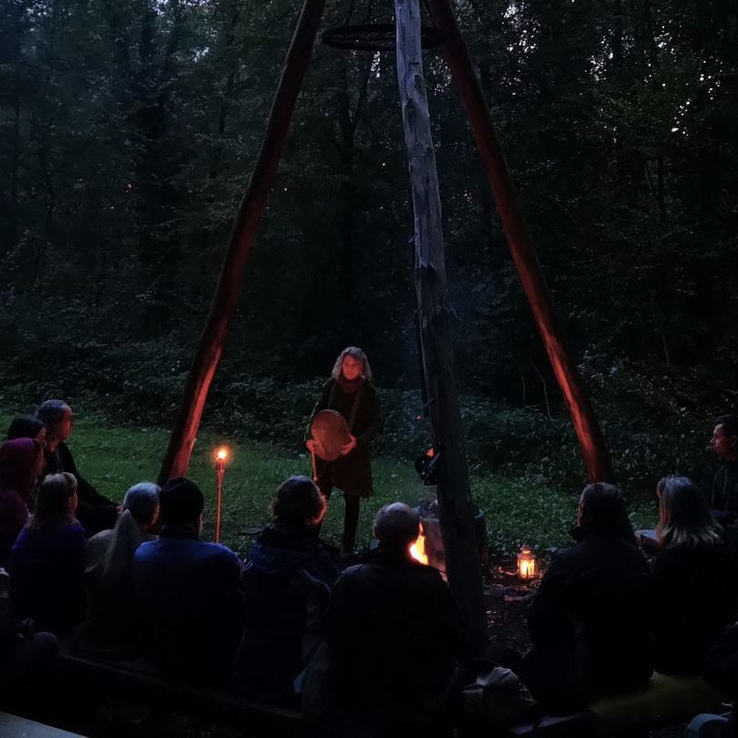 Feuer als ein Bild von Wut und Kraft