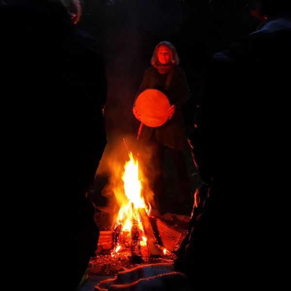 Feuer als ein Bild für Wut und Kraft