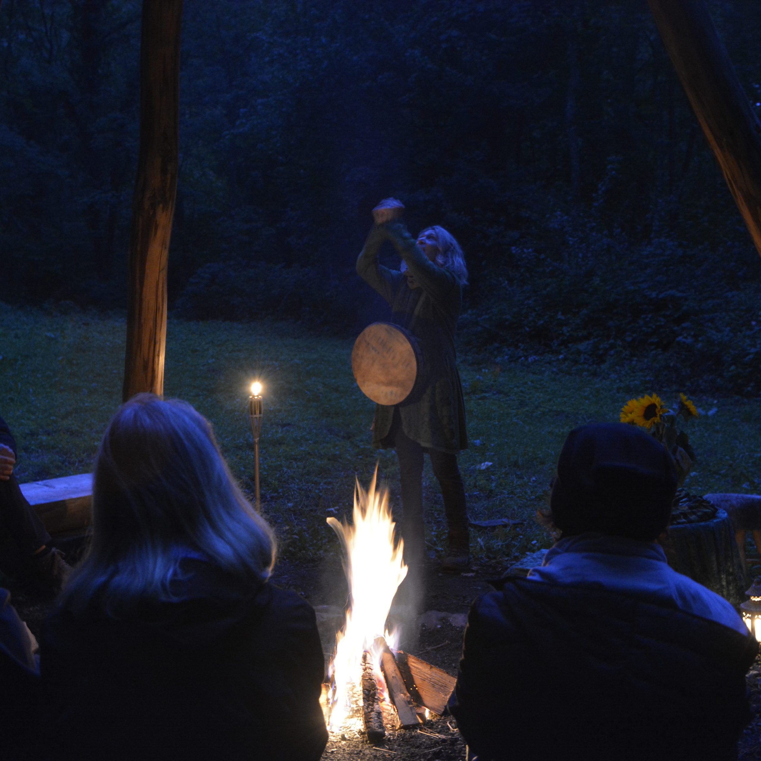 Feuer als Bild für Wandlung und Transformation